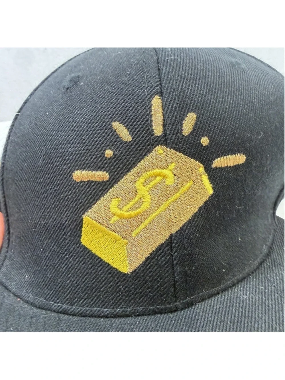Muerte Hustle Daily Money Snapback Cap Hat Cash $ Cotton Adult Men's Black